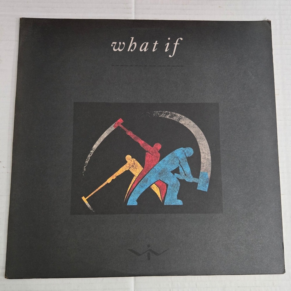 What If Self Titled Vinyl LP Promo 1987 RCA Victor 5909-1-R 80s Rock AOR Synth